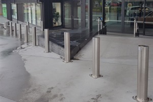 Photo of structural bollards