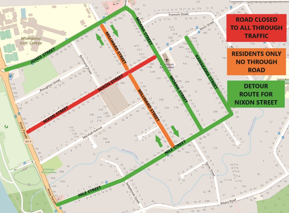 Nixon St partial closure extended to 25 November