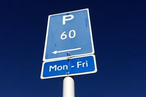 A Whanganui parking sign