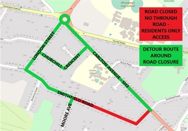 Part of Smithfield Road closed from 13 March until 7 August 2023