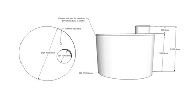 Upokongaro toilet block - biowaste tank