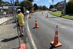 Totara Street roading works