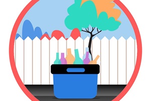 draft Waste Plan 2021 recycling bin graphic