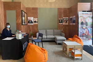 The council's Elections Centre at Community House on Ridgway Street