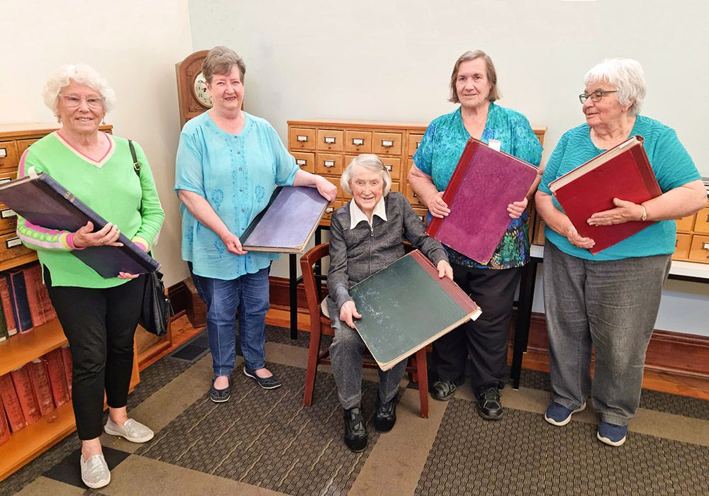 - A photograph of the Historic Rates Records Team.