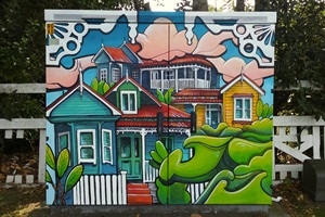 Painted Chorus Cabinet on Heads Rd