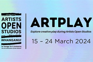 ArtPlay is a series of playful events and activities for young people as part of Whanganui Artists Open Studios 2024