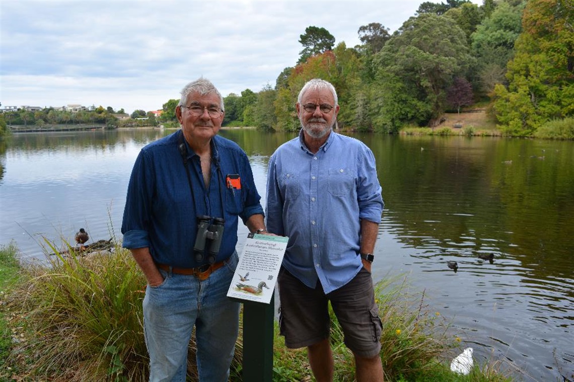 Peter Frost and Des Bovey 