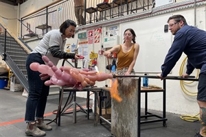 George Agius, Bindi Nimmo, Lewis Batchelar at NZGW