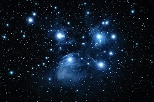 Pleiades Matariki star cluster