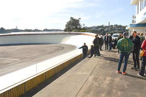 A blessing ceremony for the new velodrome track was held on Monday 4 September