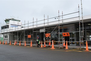 Whanganui Airport terminal upgrades started on 9 August