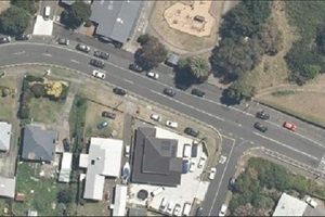 Map of Totara Street wastewater project