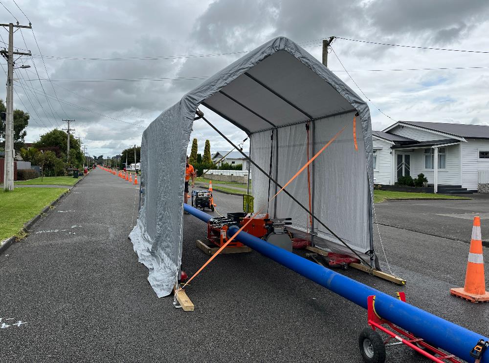 The welding shed in Surrey Road