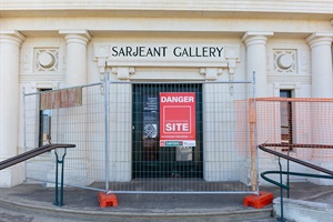 Sarjeant Gallery redevelopment worksite