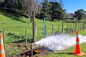 Fire hydrant flushing