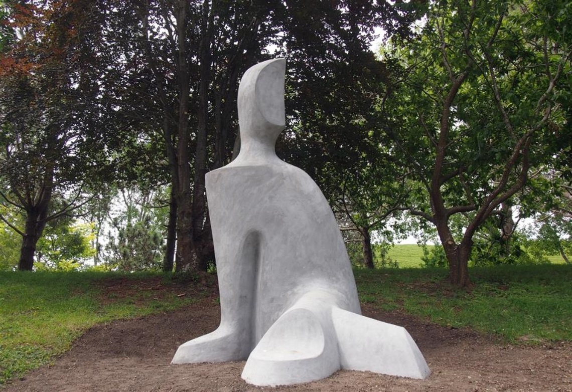 Ivan Vostinar’s sculpture at Bason Botanic