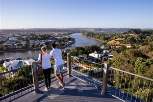 View over Whanganui from Durie Hill