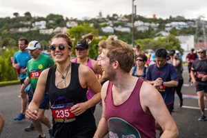 Runners at Whanganui event