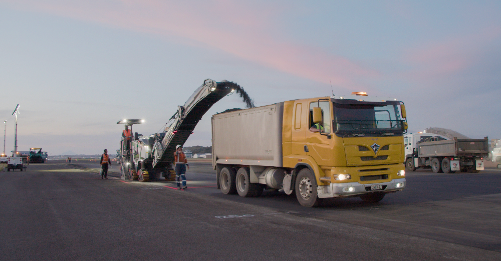 Whanganui Airport runway resurfacing work