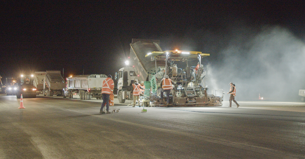 Whanganui Airport runway resurfacing work