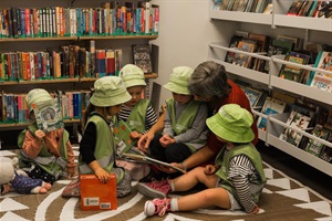 Book time at the Gonville Library