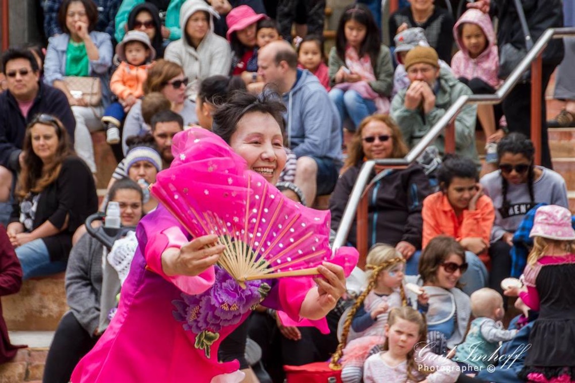 A performance during the Whanganui Festival of Cultures