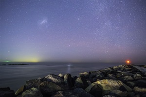 Starry night over Whanganui